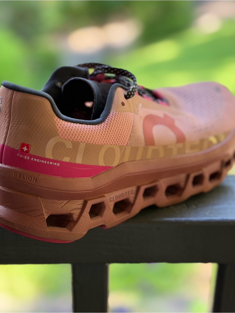 On Running Cloudmonster Rose Pink Women's Athletic Shoes Size 9 - Picture 2 of 16